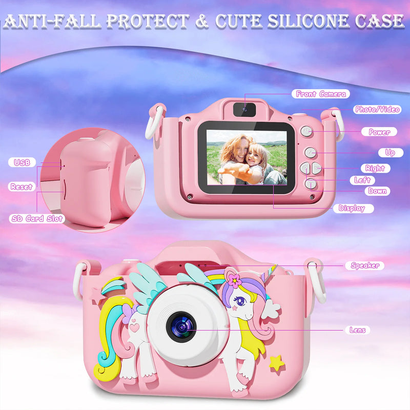 Mini câmera digital para crianças