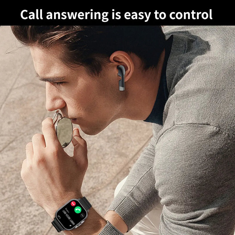 Smartwatch e fones de ouvido 2 em 1