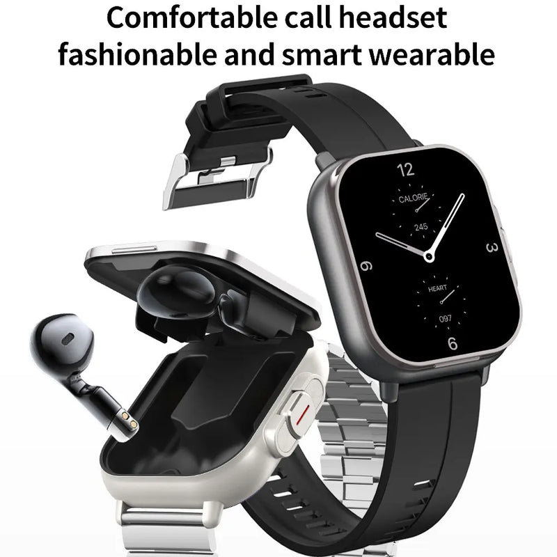 Smartwatch e fones de ouvido 2 em 1